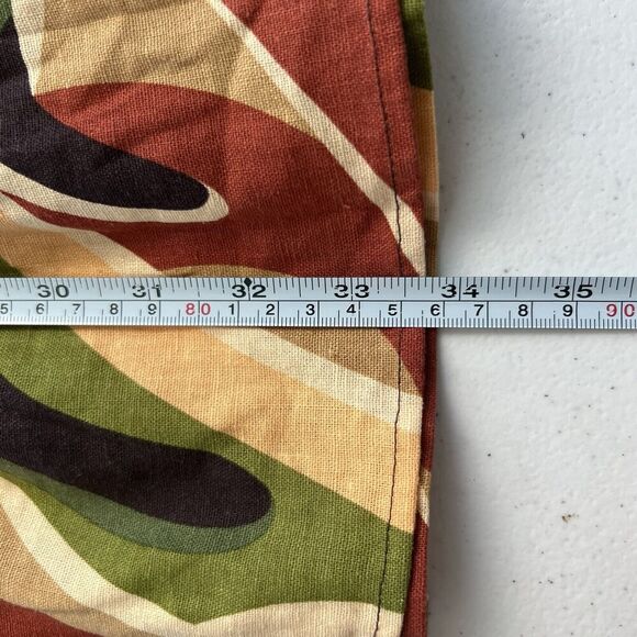 HOUSE of HARLOW 1960 Linen Blend Tropical Print Tiered Midi Skirt Sz M - Picture 12 of 12